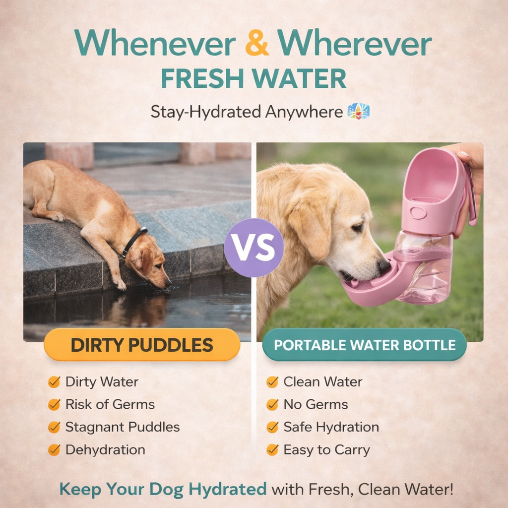 Keep Your Dog Hydrated Anywhere, Anytime! 🐶💧