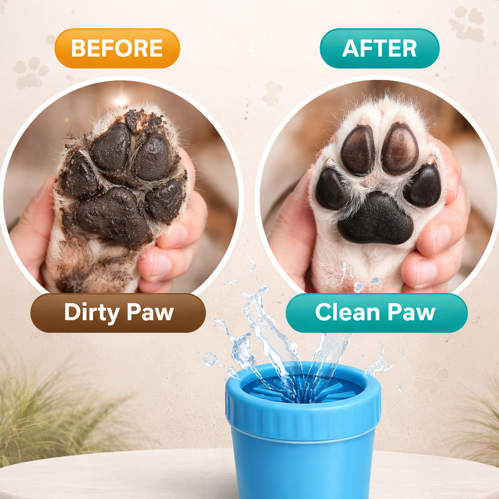 Pet Paw Cleaner Cup – Easy Mud Cleaner for Dogs